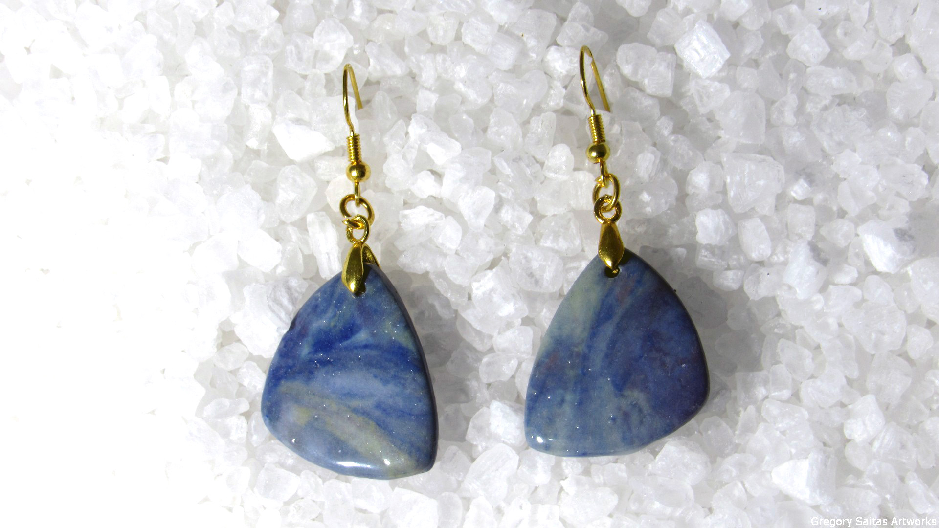 Colored Marble series earings