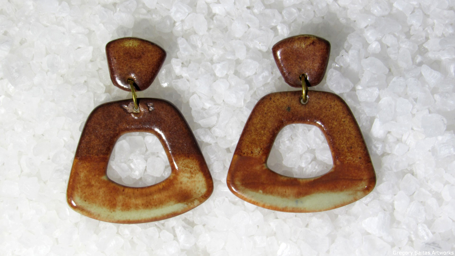 Golden Nuts series earings