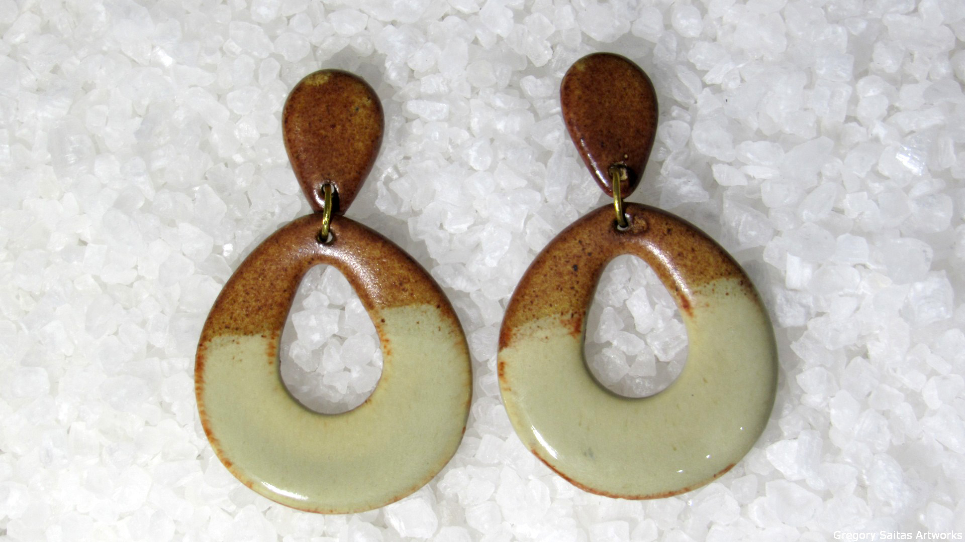 Golden Nuts series earings