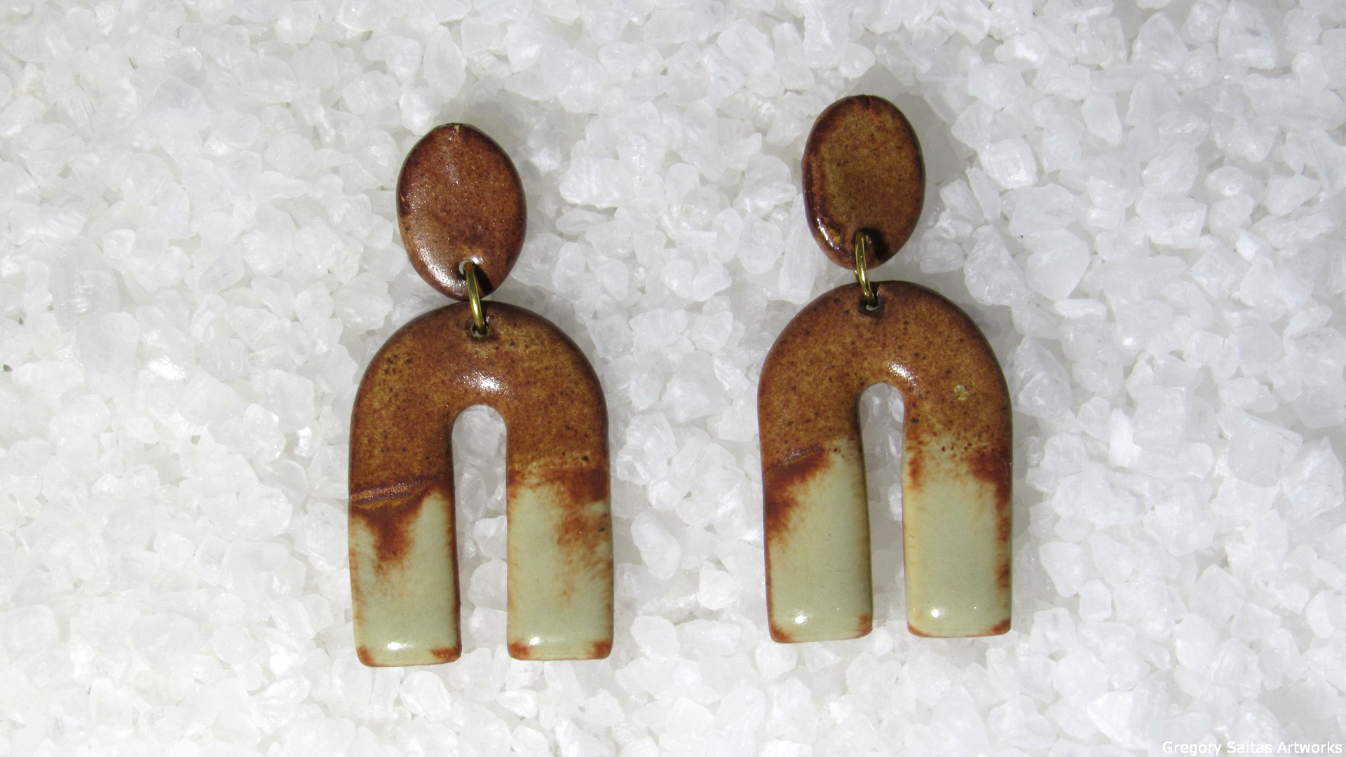 Golden Nuts series earings