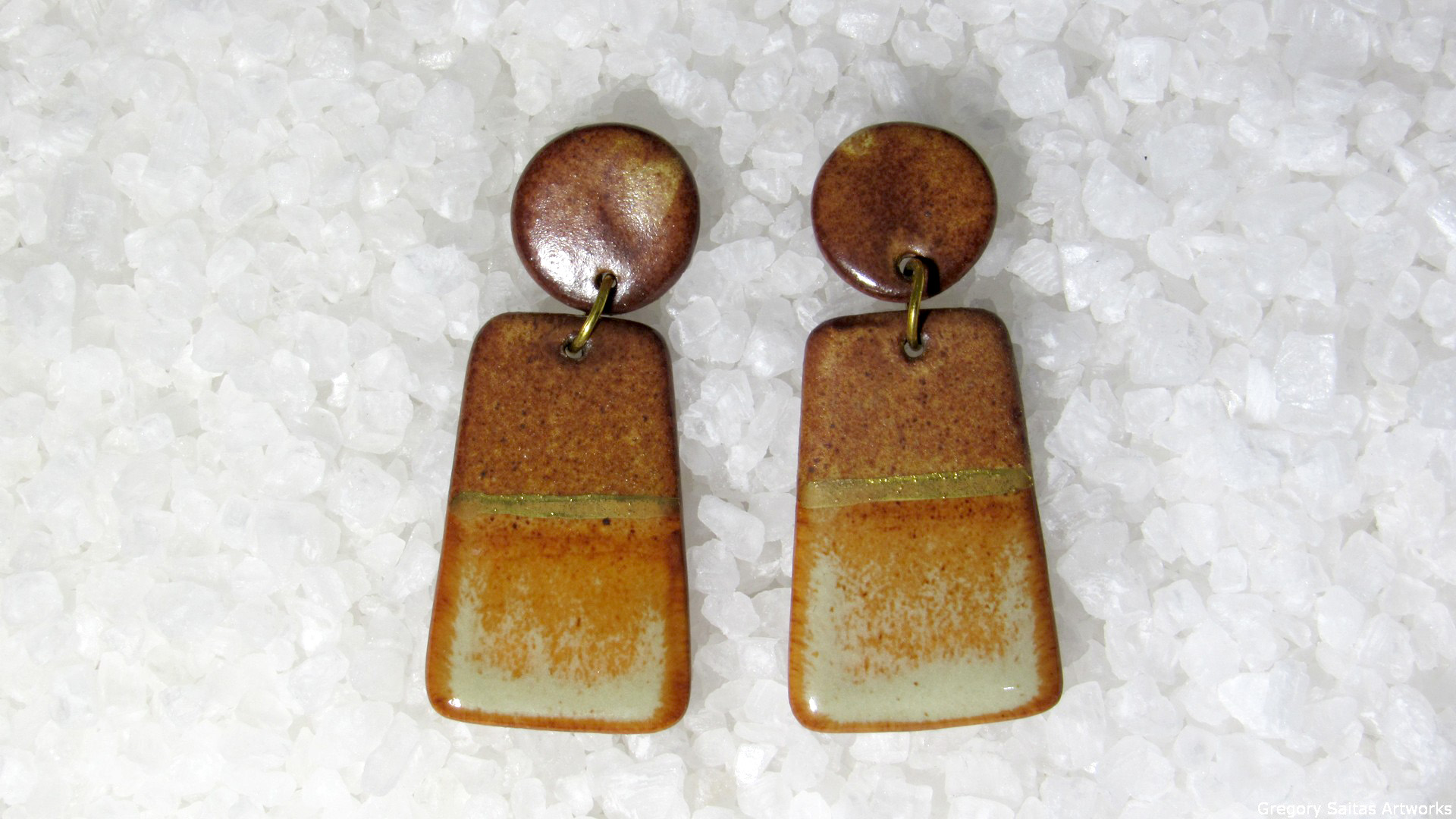 Golden Nuts series earings