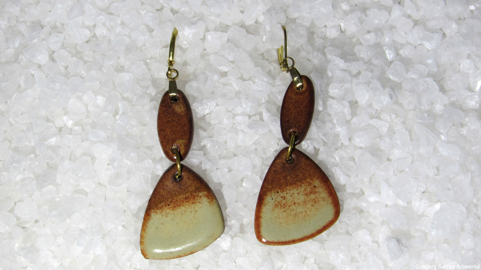 Golden Nuts series earings