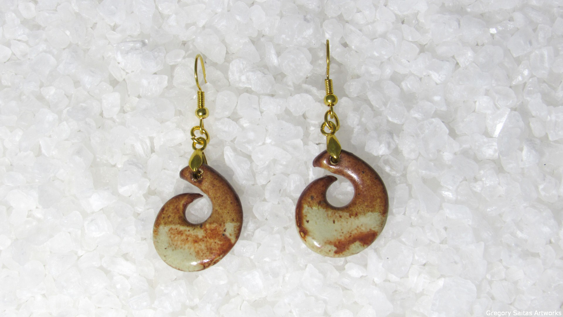 Golden Nuts series earings